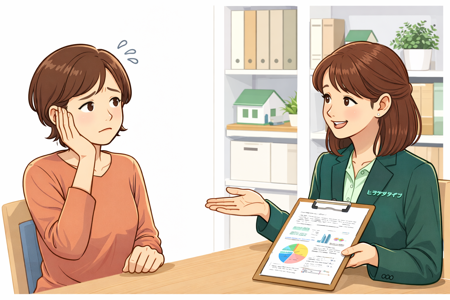 美濃加茂市ヒラヤズライフクロネコハウス商談の様子